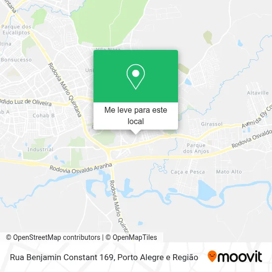 Rua Benjamin Constant 169 mapa