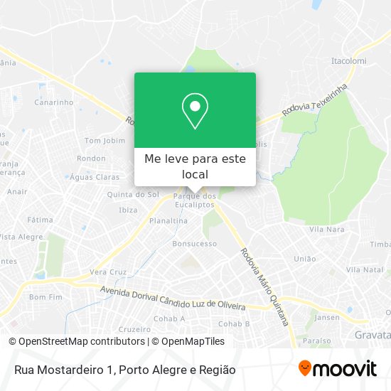 Rua Mostardeiro 1 mapa