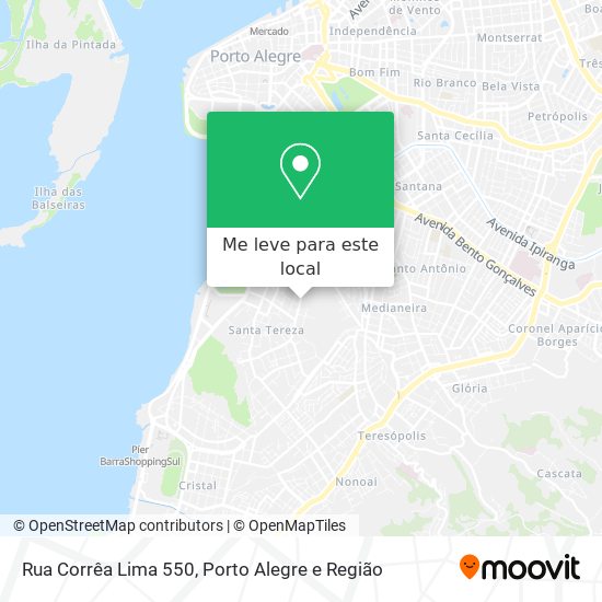 Rua Corrêa Lima 550 mapa