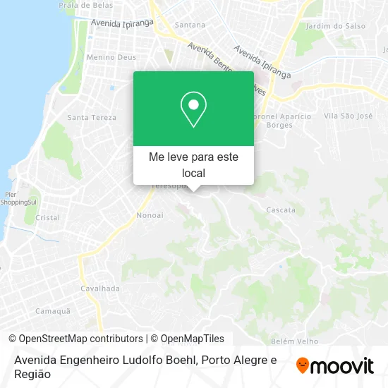 Avenida Engenheiro Ludolfo Boehl mapa