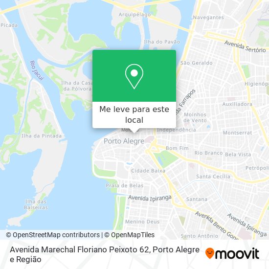 Avenida Marechal Floriano Peixoto 62 mapa