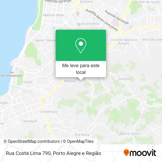 Rua Costa Lima 790 mapa