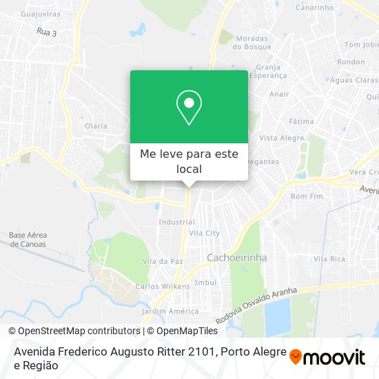 Avenida Frederico Augusto Ritter 2101 mapa