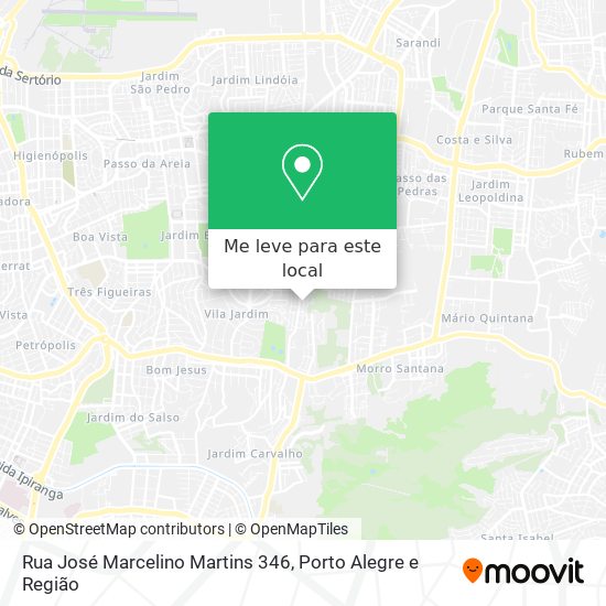 Rua José Marcelino Martins 346 mapa
