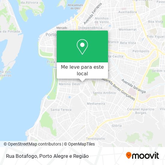 Rua Botafogo mapa