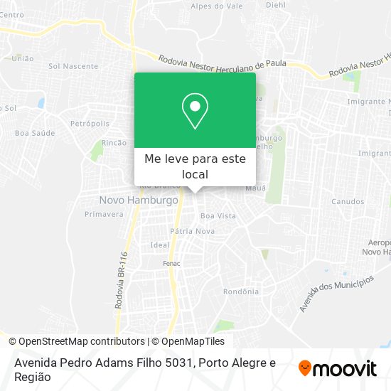 Avenida Pedro Adams Filho 5031 mapa