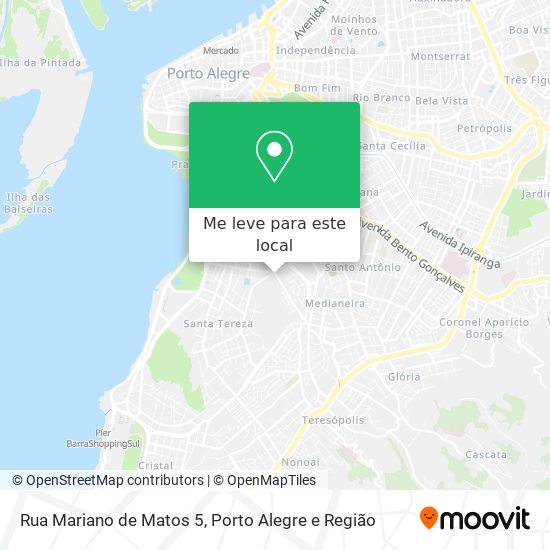 Rua Mariano de Matos 5 mapa