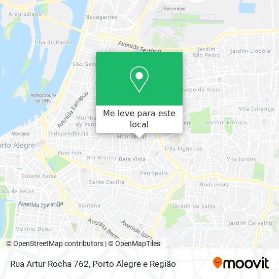 Rua Artur Rocha 762 mapa