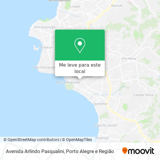 Avenida Arlindo Pasqualini mapa