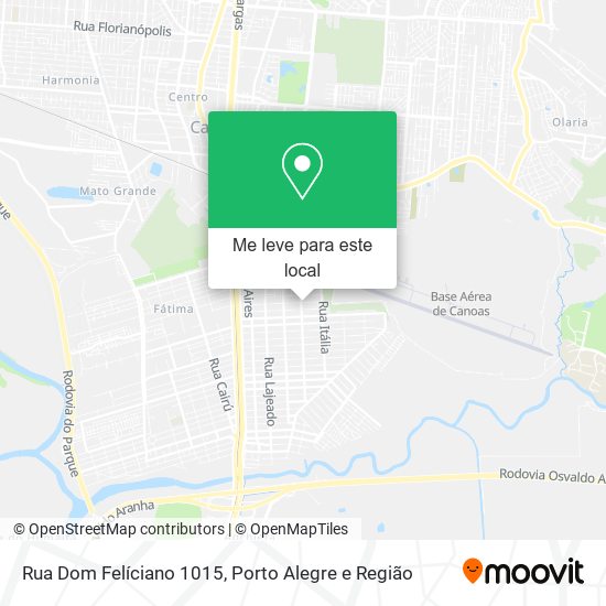 Rua Dom Felíciano 1015 mapa