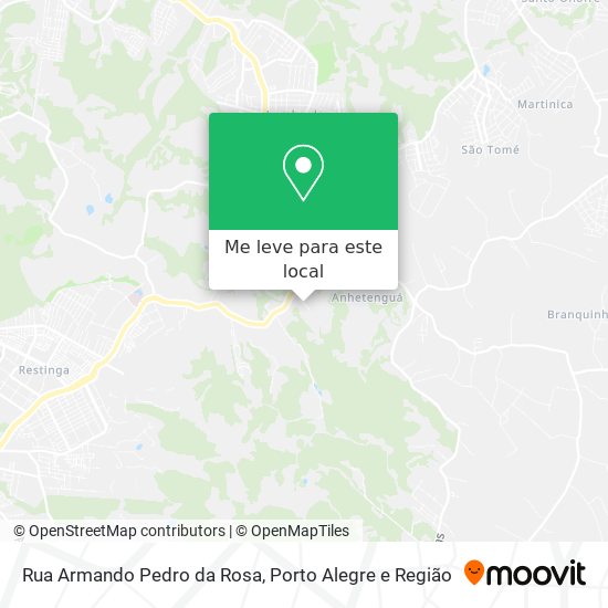 Rua Armando Pedro da Rosa mapa