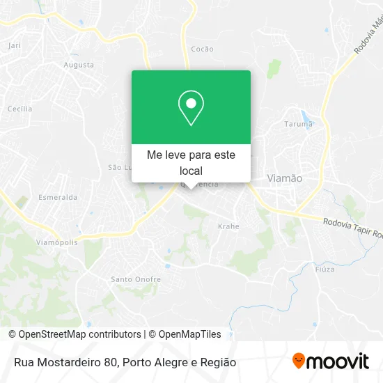Rua Mostardeiro 80 mapa