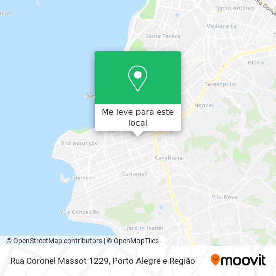 Rua Coronel Massot 1229 mapa