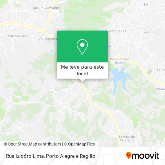 Rua Izidóro Lima mapa