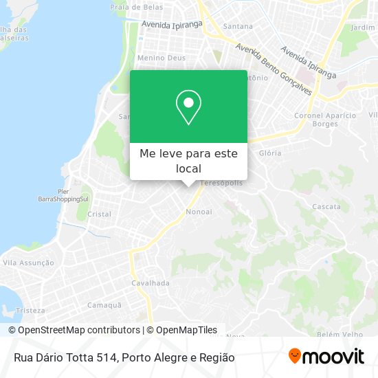 Rua Dário Totta 514 mapa