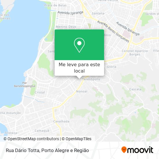 Rua Dário Totta mapa