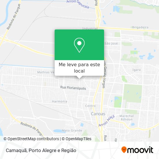 Camaquã mapa