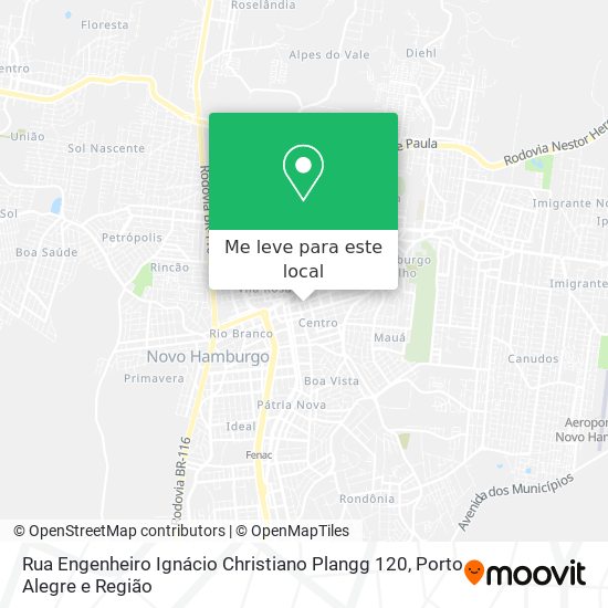 Rua Engenheiro Ignácio Christiano Plangg 120 mapa