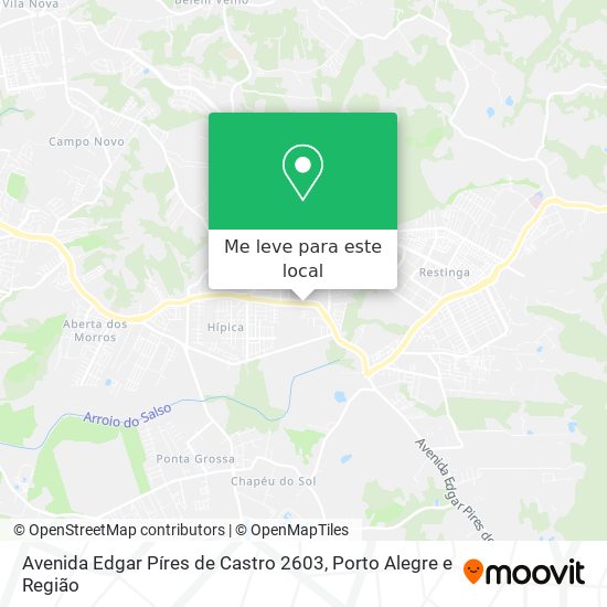 Avenida Edgar Píres de Castro 2603 mapa