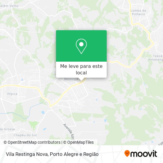 Vila Restinga Nova mapa