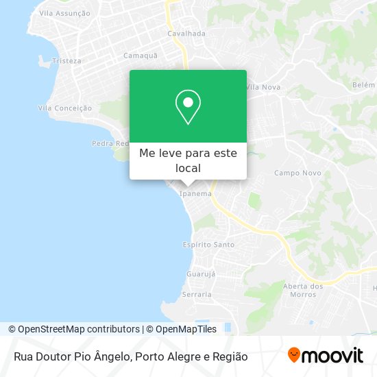 Rua Doutor Pio Ângelo mapa