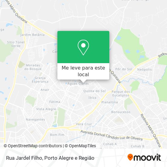 Rua Jardel Filho mapa