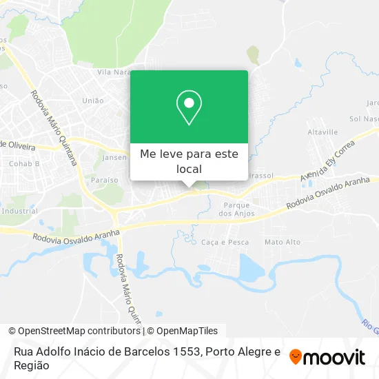 Rua Adolfo Inácio de Barcelos 1553 mapa