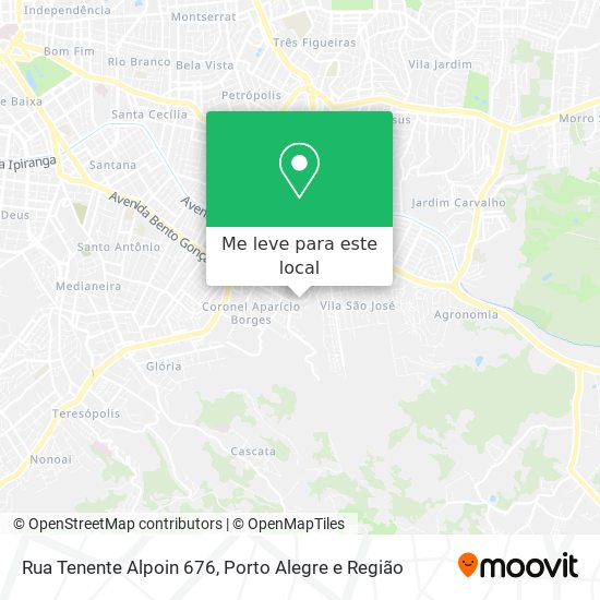 Rua Tenente Alpoin 676 mapa