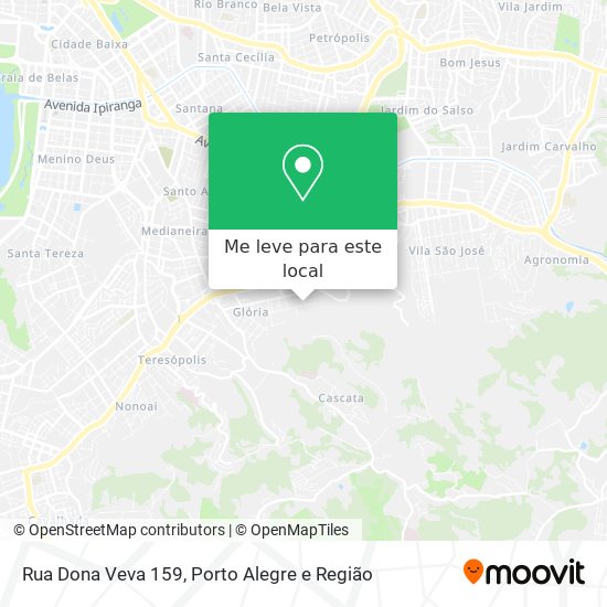 Rua Dona Veva 159 mapa
