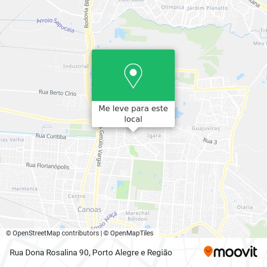 Rua Dona Rosalina 90 mapa
