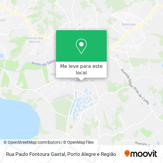 Rua Paulo Fontoura Gastal mapa