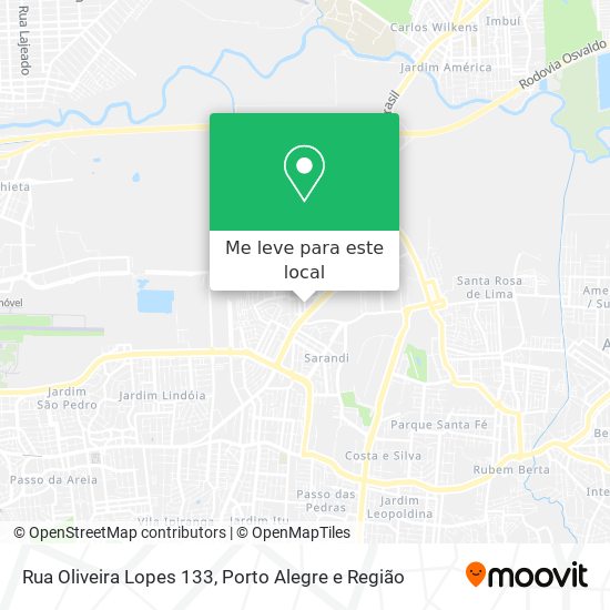 Rua Oliveira Lopes 133 mapa
