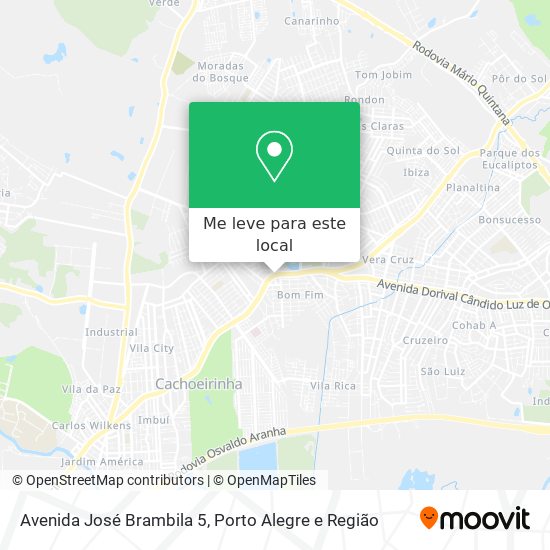 Avenida José Brambila 5 mapa
