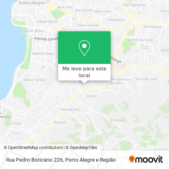 Rua Pedro Boticário 226 mapa