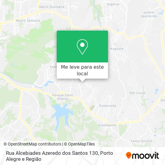 Rua Alcebiades Azeredo dos Santos 130 mapa