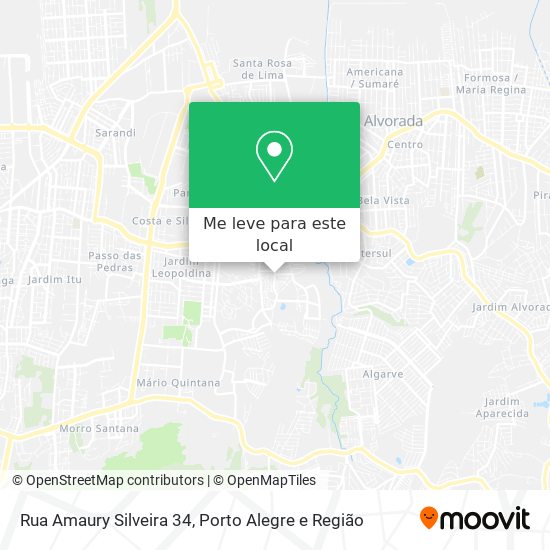 Rua Amaury Silveira 34 mapa