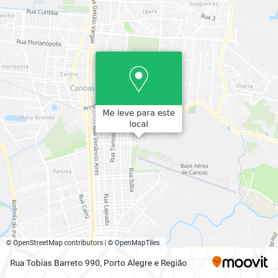 Rua Tobias Barreto 990 mapa