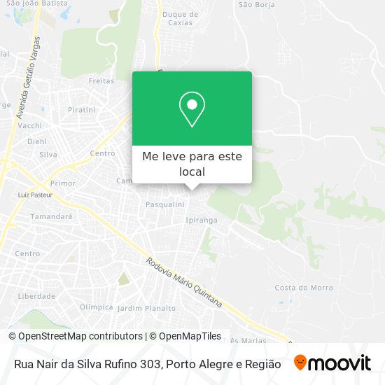 Rua Nair da Silva Rufino 303 mapa