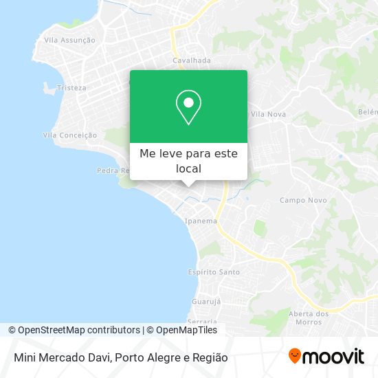 Mini Mercado Davi mapa