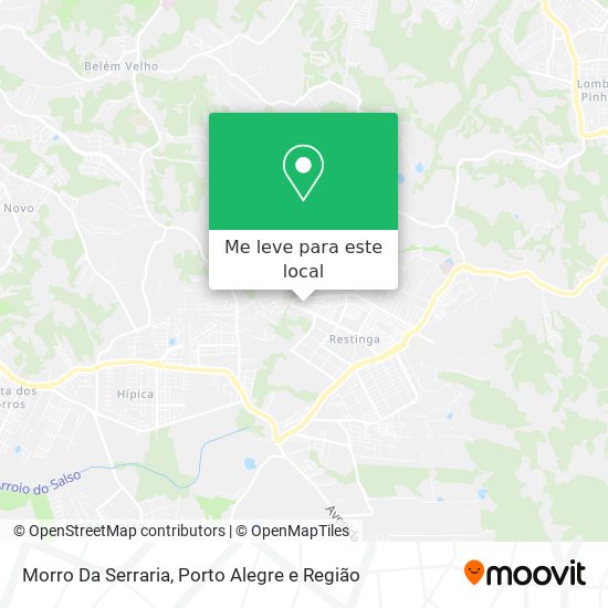 Morro Da Serraria mapa