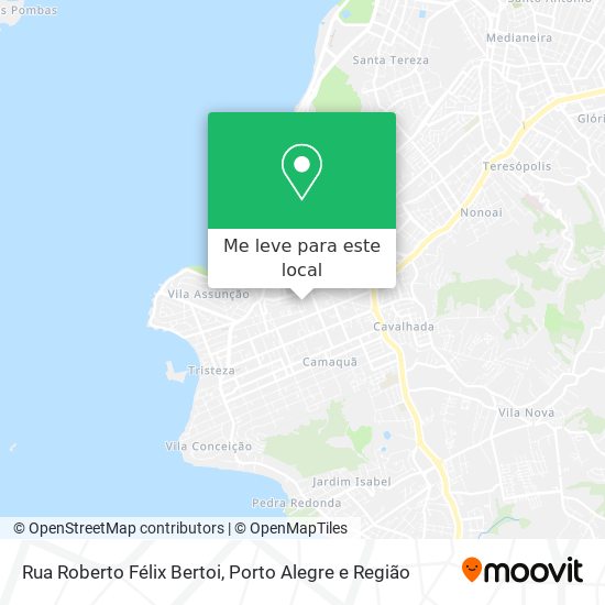 Rua Roberto Félix Bertoi mapa