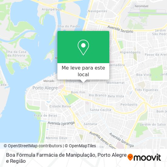 Boa Fórmula Farmácia de Manipulação mapa