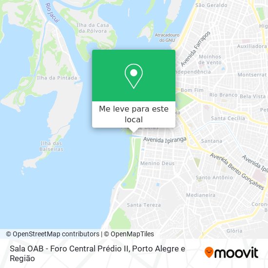 Sala OAB - Foro Central Prédio II mapa