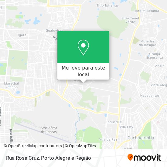 Rua Rosa Cruz mapa