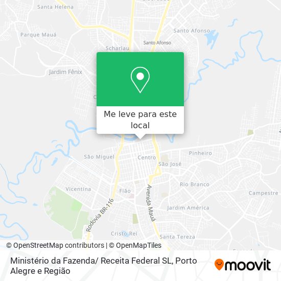 Ministério da Fazenda/ Receita Federal SL mapa