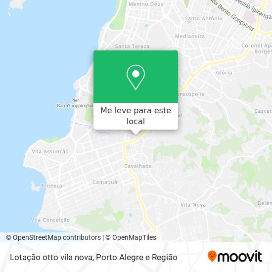 Lotação otto vila nova mapa