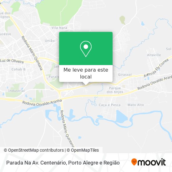 Parada Na Av. Centenário mapa