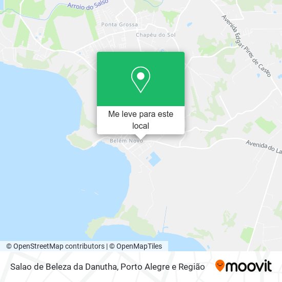 Salao de Beleza da Danutha mapa