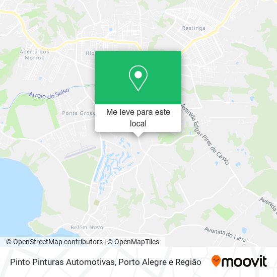 Pinto Pinturas Automotivas mapa