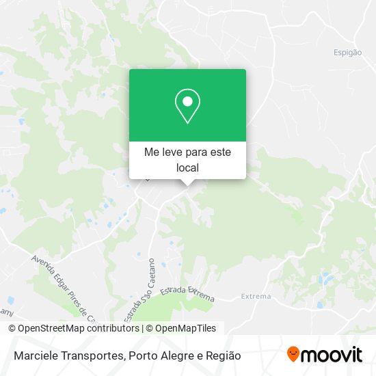 Marciele Transportes mapa